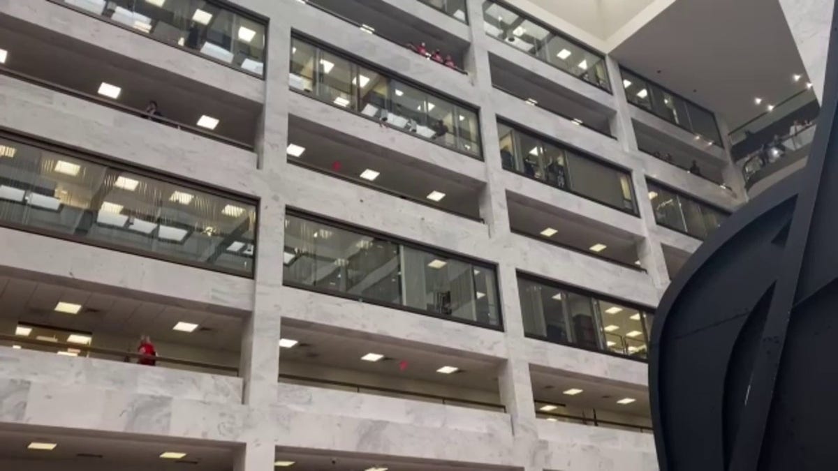 atrium of the Philip A. Hart Senate Office Building