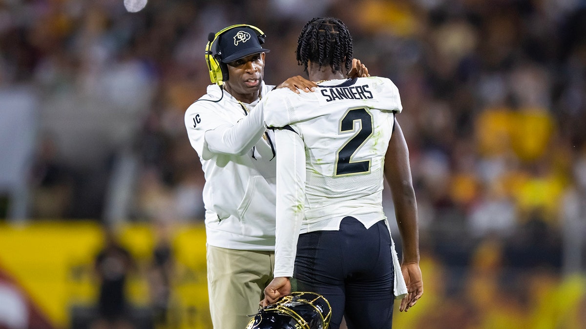 Deion and Shedeur Sanders talk