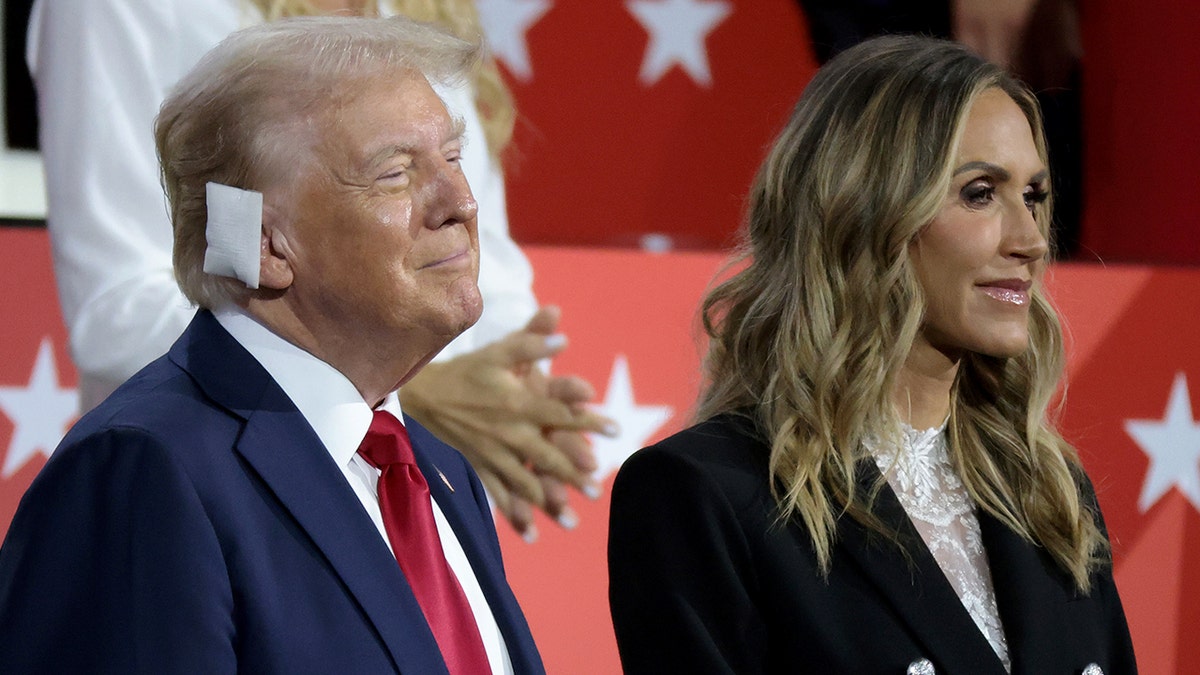 Donald Trump y su nuera Lara Trump