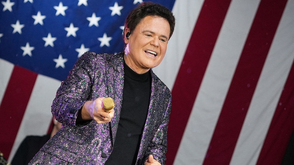 Donny Osmond at the Fox & Friends All-American Summer Concert Series