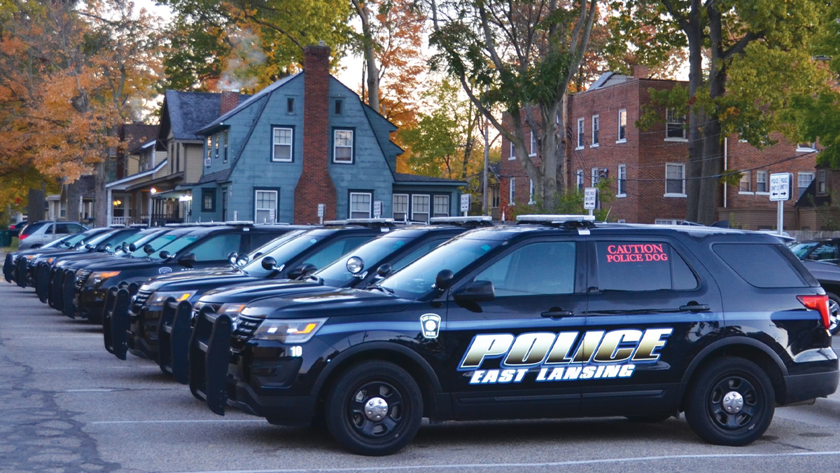 East Lansing Police vehicles 