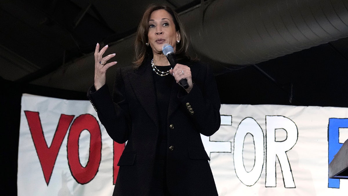 Kamala Harris speaks during a run  lawsuit   astatine  Montage Mountain Resort successful  Scranton, Pa