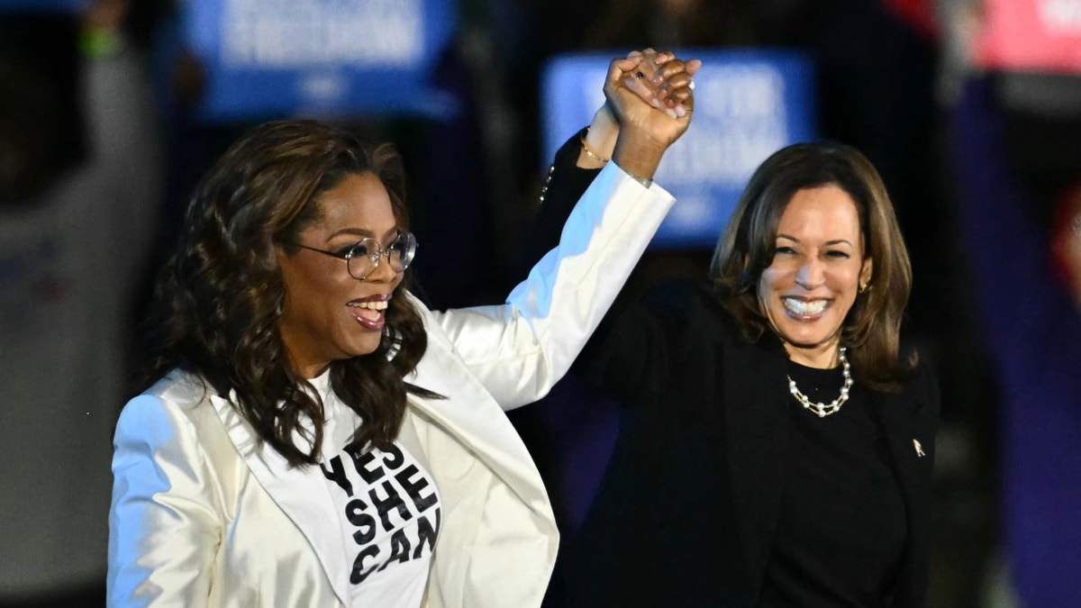 Kamala Harris with Oprah