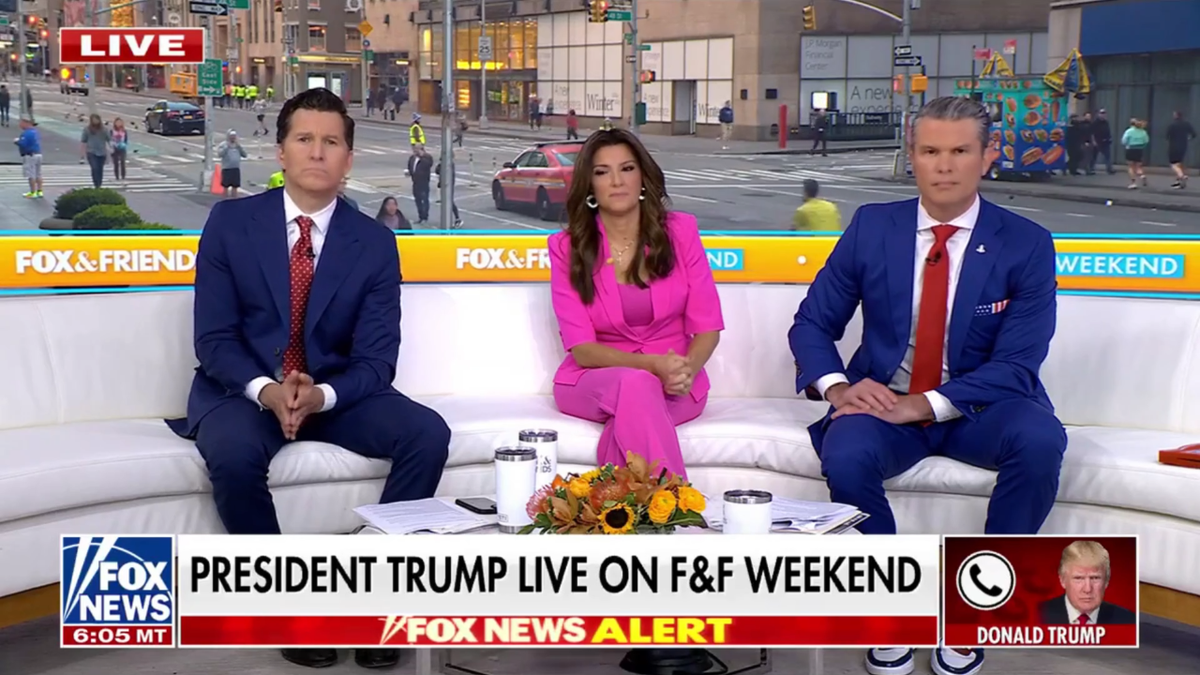 Former President Donald Trump joined "Fox &amp; Friends Weekend" to speak about the loss of public trust in the media and to respond to criticisms levied against him over comments that he made about Liz Cheney.