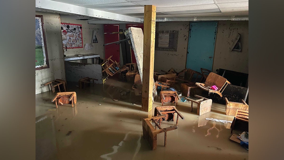 First Baptist Church flooding