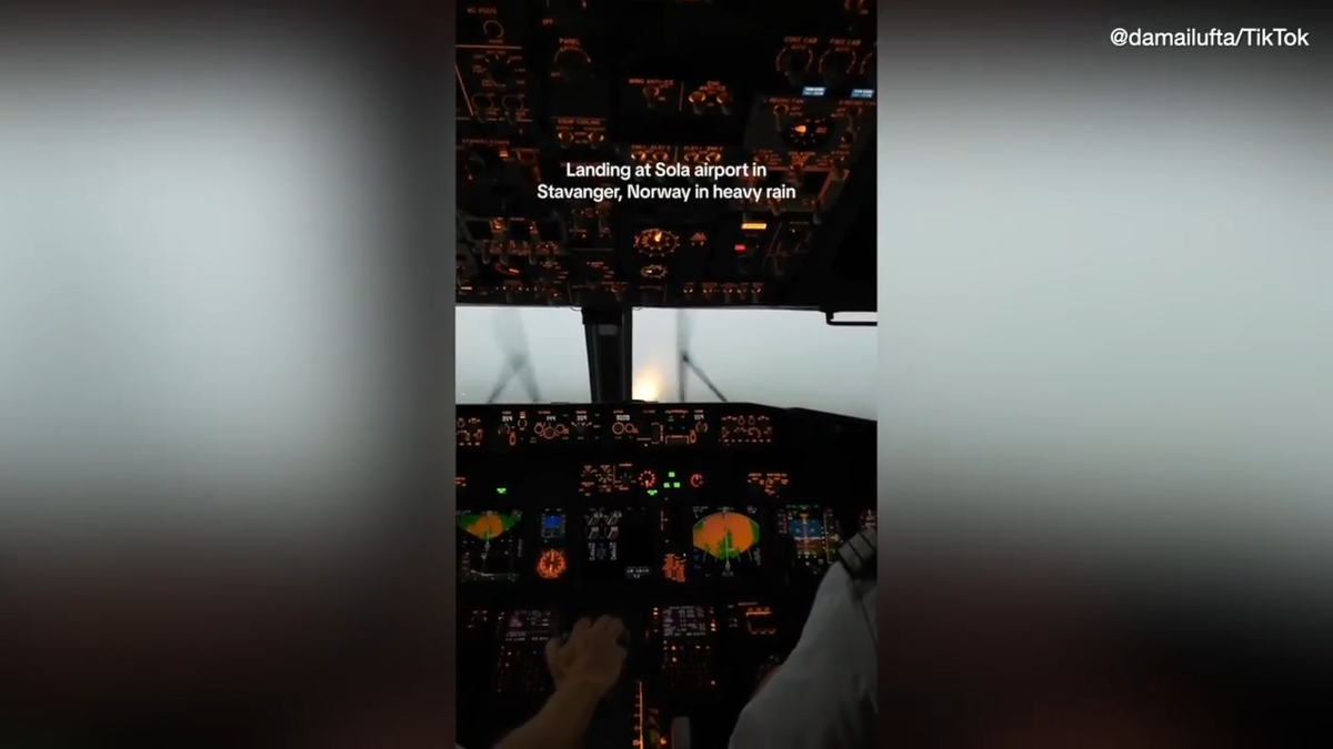 flight attendant's video of storm goes viral on TikTok