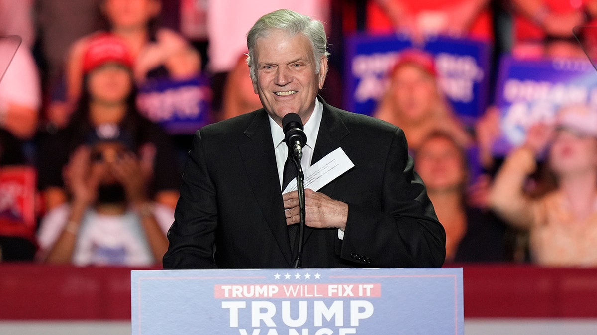 Franklin Graham at Trump rally