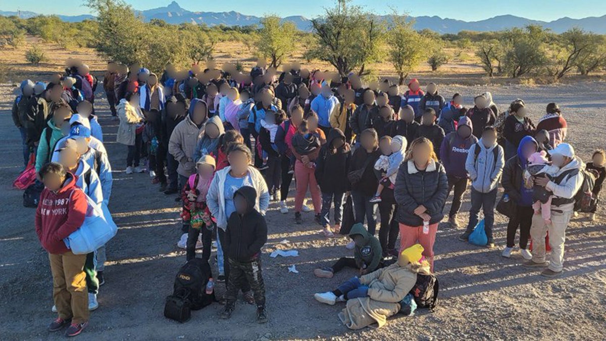 Migrantes do Arizona de fronteira