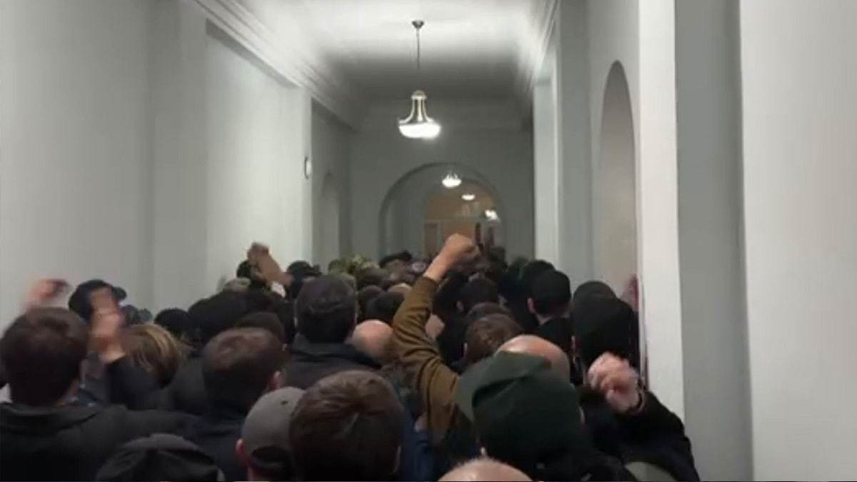 Protest in Abkhazia Georgia