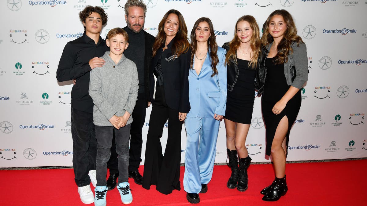 Brooke Burke, Scott Rigsby and their kids