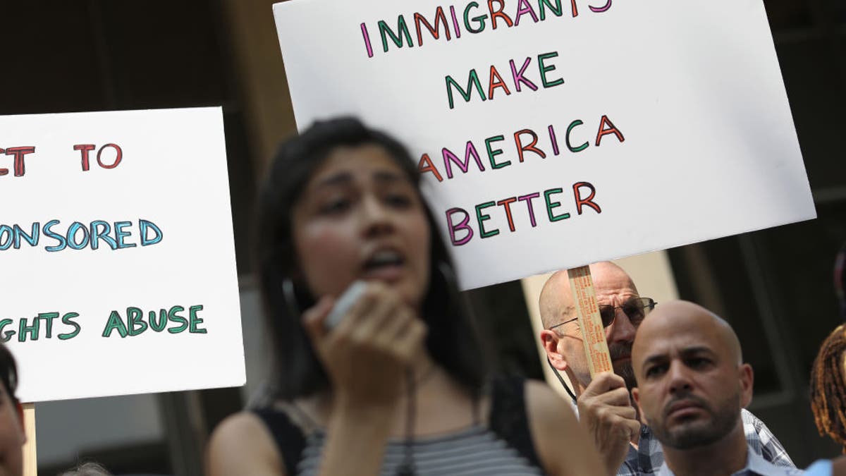 undocumented migrant  protesters