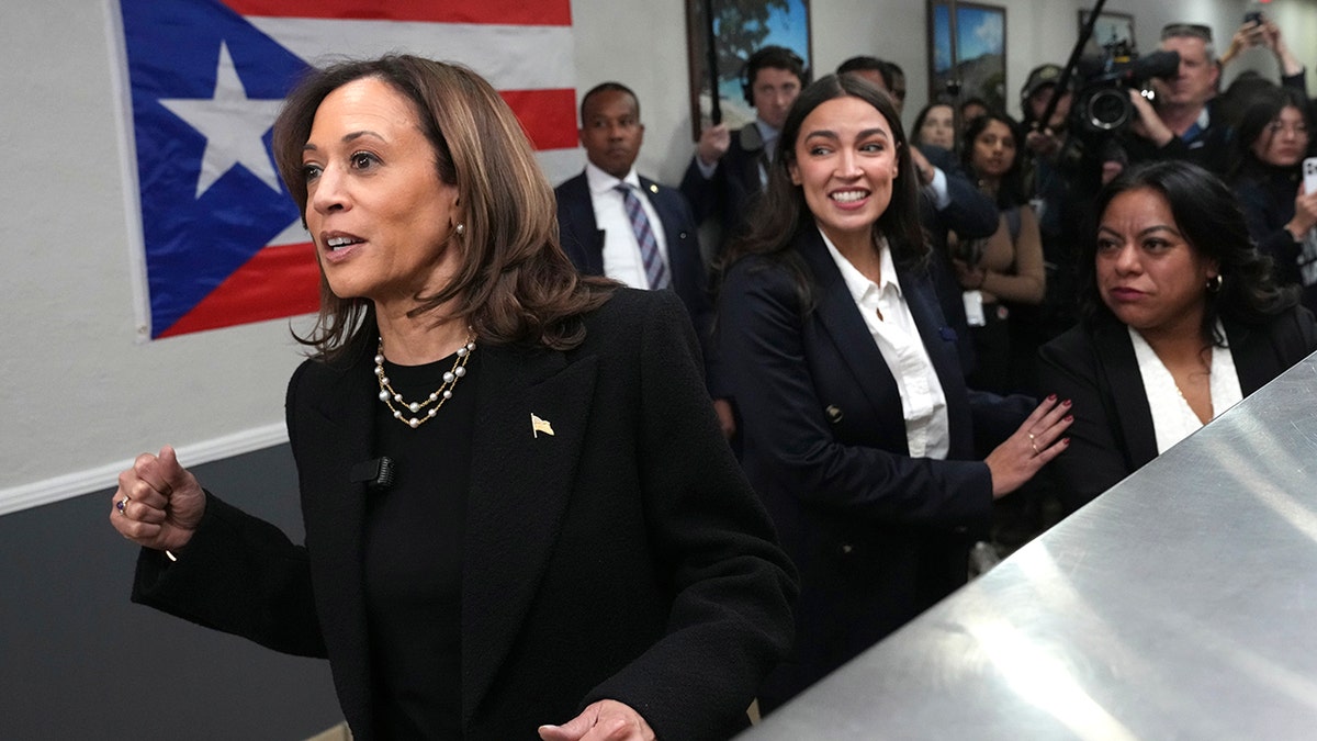 Kamala Harris and Alexandria Ocasio Cortez