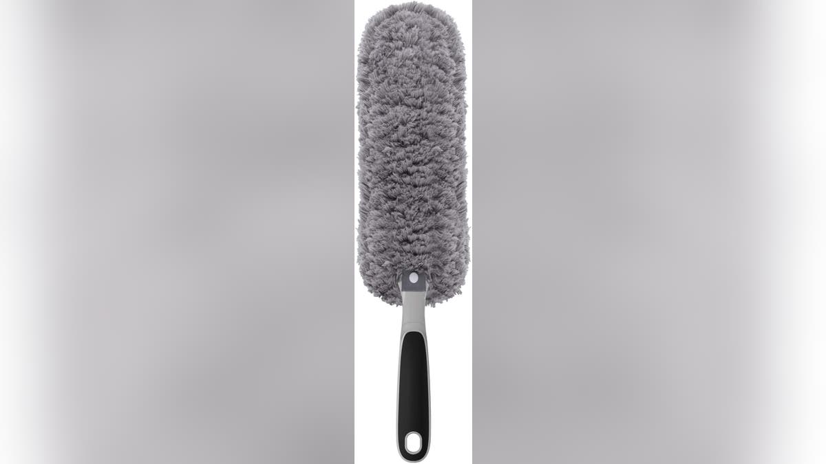 This nifty duster makes removing particulate  easy. 