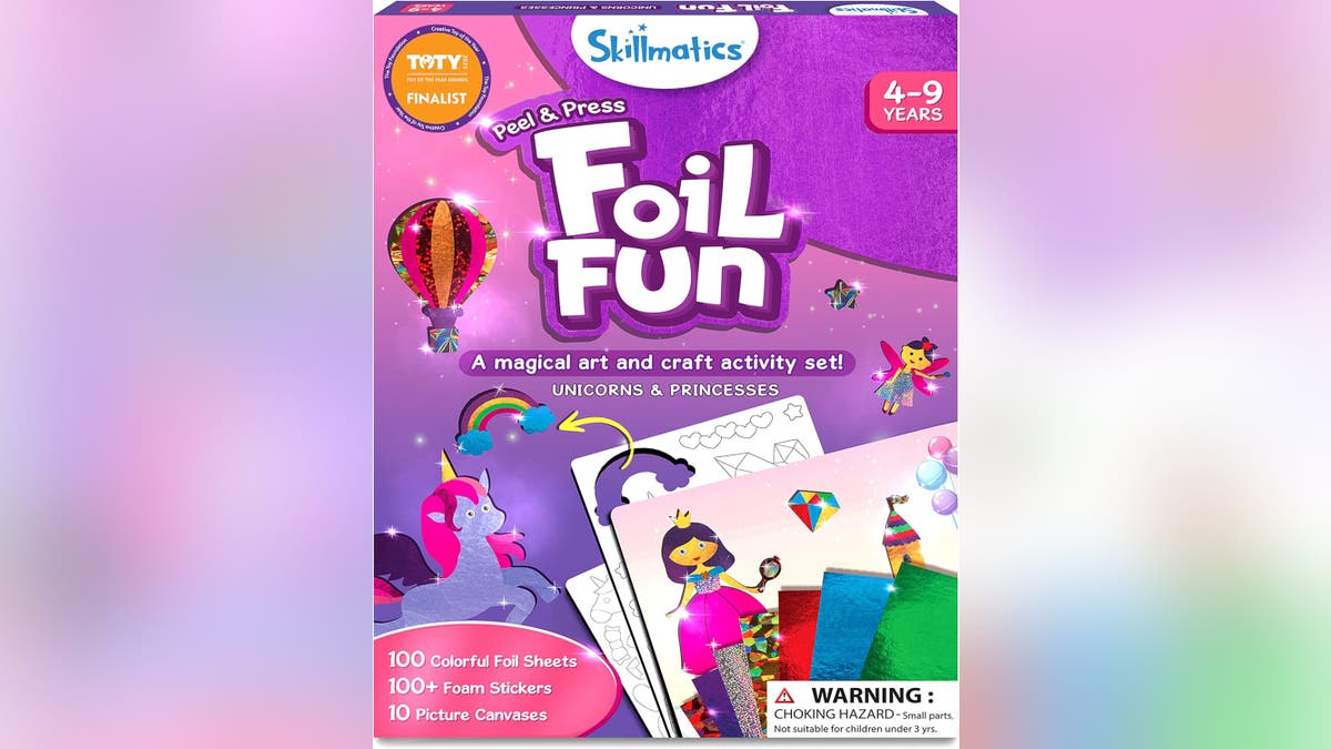 Foil Fun is a magical, mess-free activity.