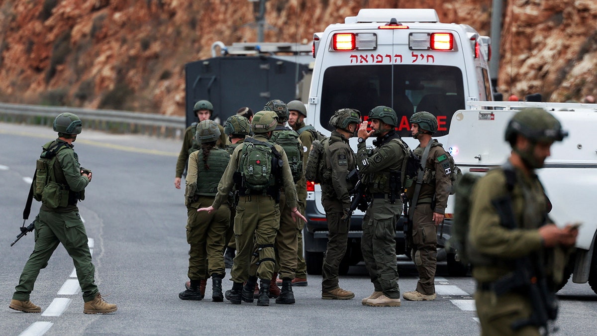 Israel bus attack scene