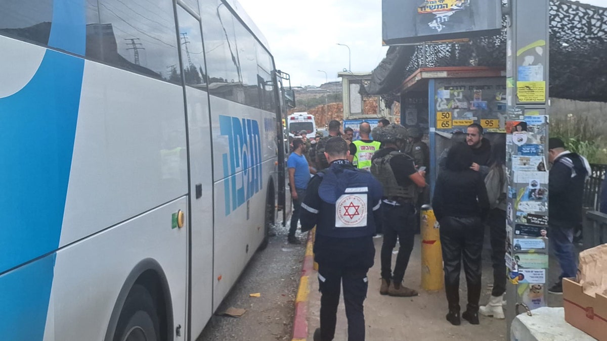 Bus attacked in West Bank