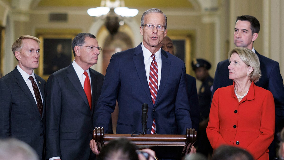 Senator John Thune and other senators