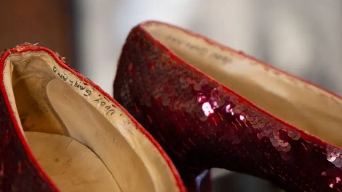 'Wizard of Oz' ruby slippers