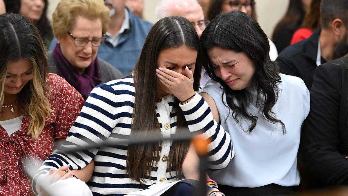 Friends and family of Laken Riley react to the guilty verdict after it's announced by the judge with regards to illegal migrant Jose Ibarra's murder charges