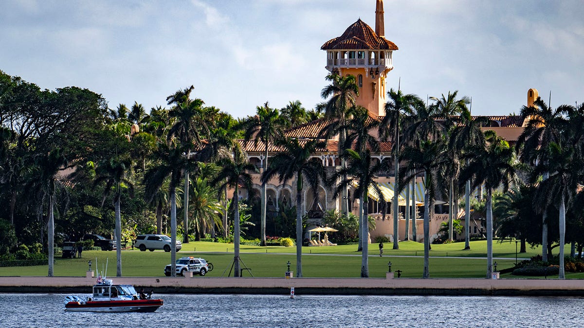 (Mar-a-Lago in Palm Beach, Florida).