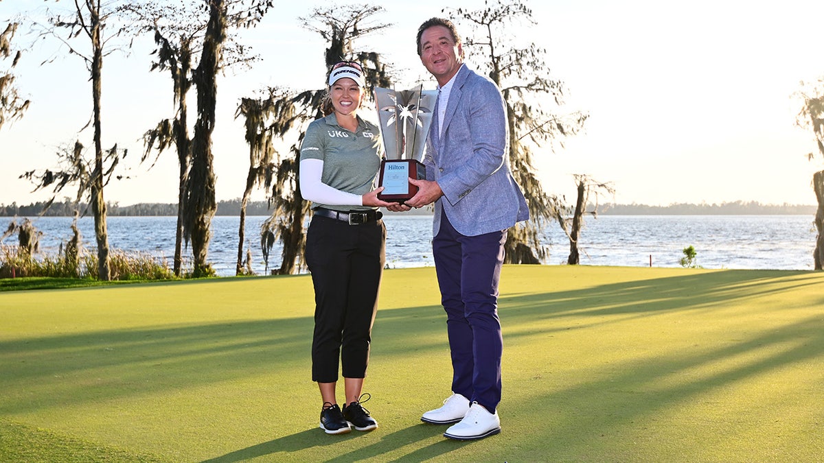 Mark Wang and Brooke Henderson