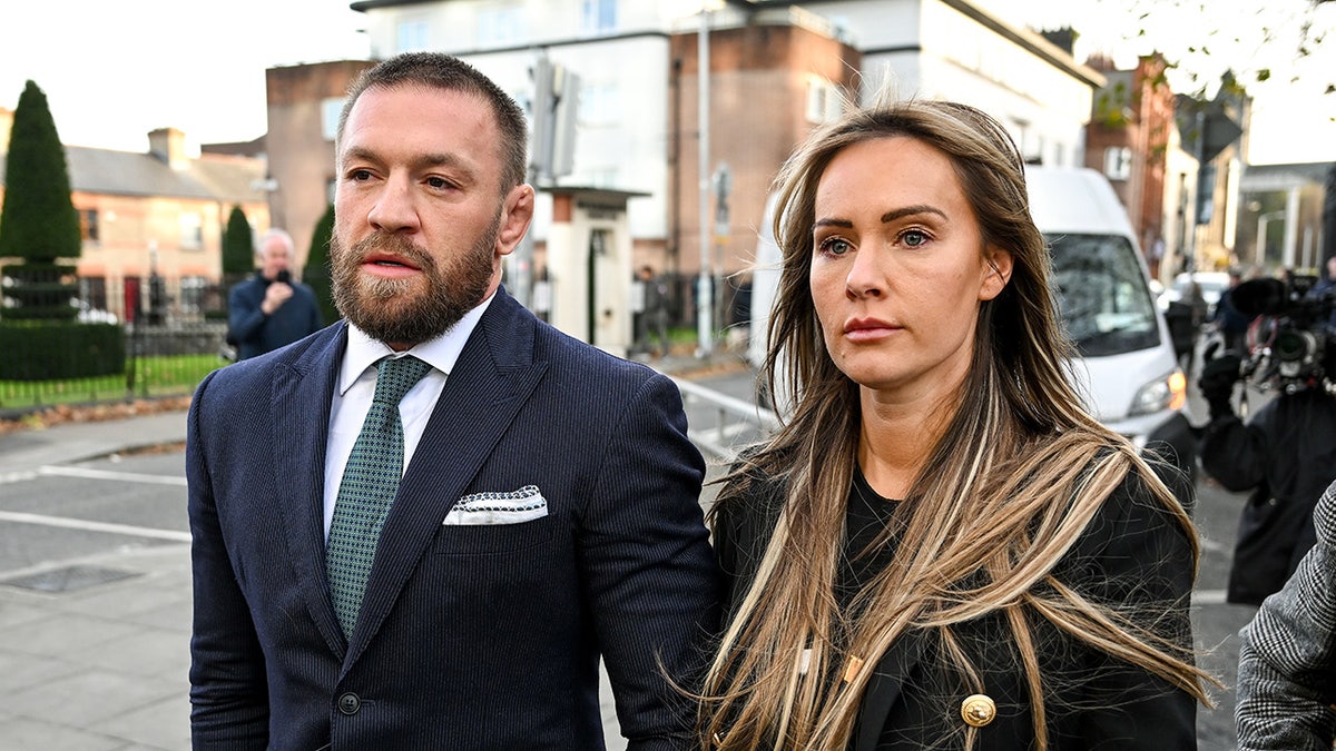 Conor McGregor with fiancee