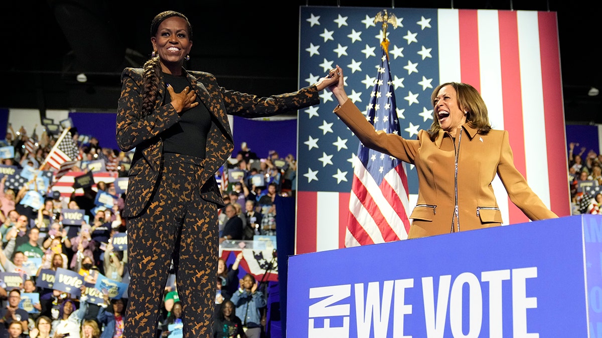 Michelle Obama and Kamala Harris