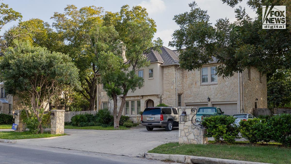 Outdoor view of home is missing the Texas Real Estate stayed before he lost