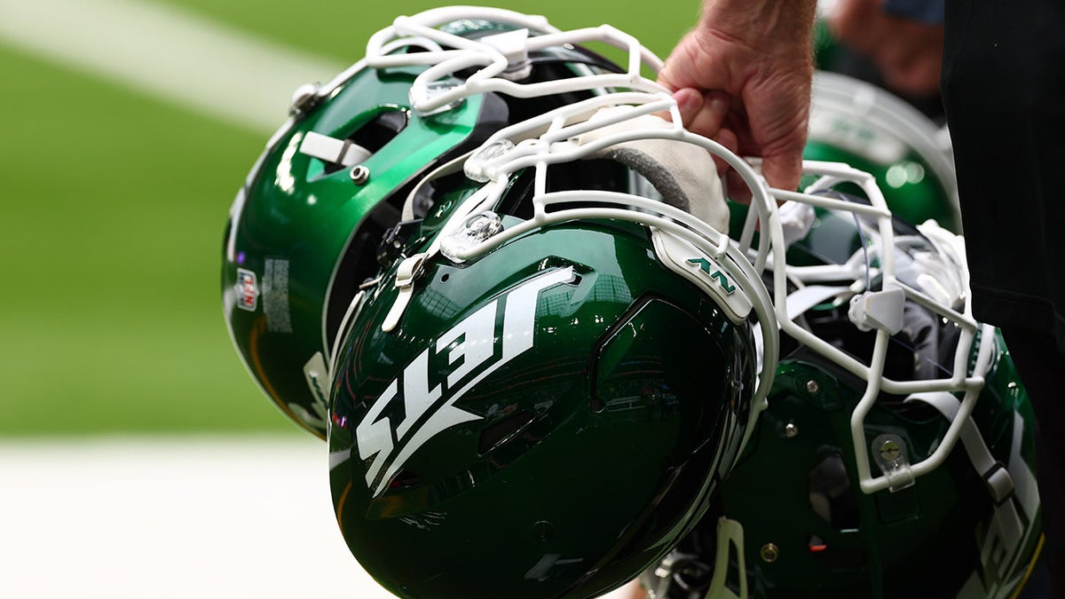 New York Jets helmets