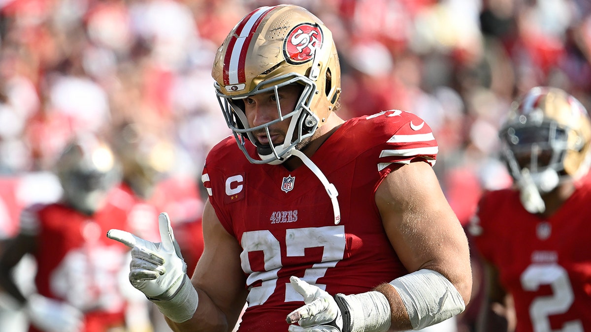 Trump praises Nick Bosa as 49ers star appears to pay homage to ...