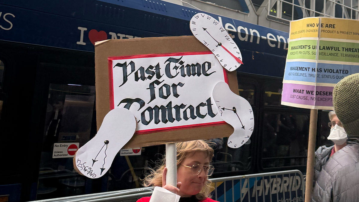 New York Times tech workers strike