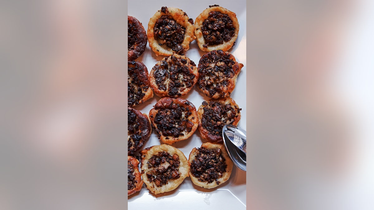 Potato circles with mushroom duxelle recipe