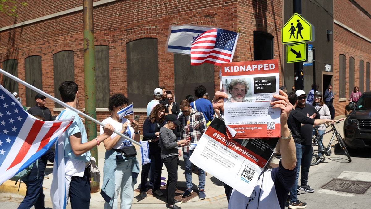 Pro-Israel protesters on the campus of DePaul University in Lincoln Park in Chicago clashed with pro-Palestine protesters during a two-week campout on the campus in May.