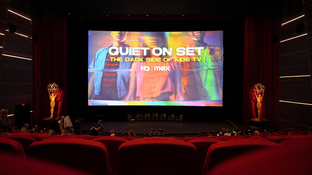 Quiet on Set playing in a theater