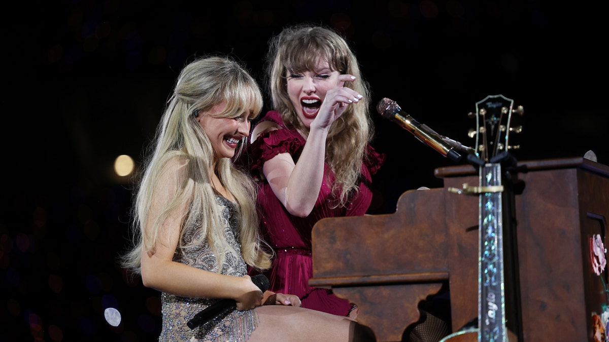 Sabrina Carpenter on tour with Taylor Swift