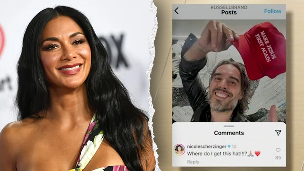 Nicole Scherzinger and Russell Brand post