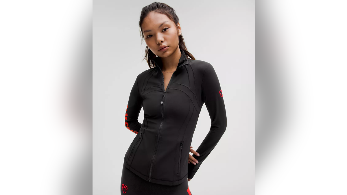 This jacket is perfect for exercising or lounging. 