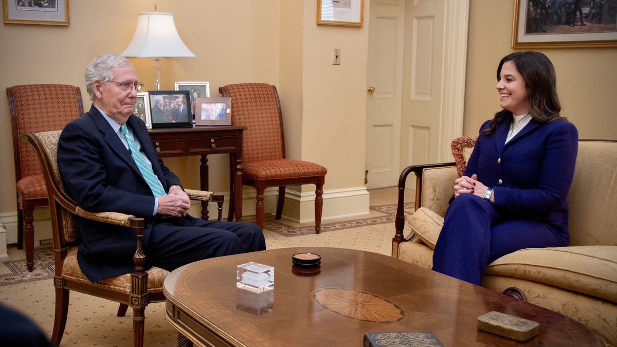 Stefanik sits down with Mitch McConnell