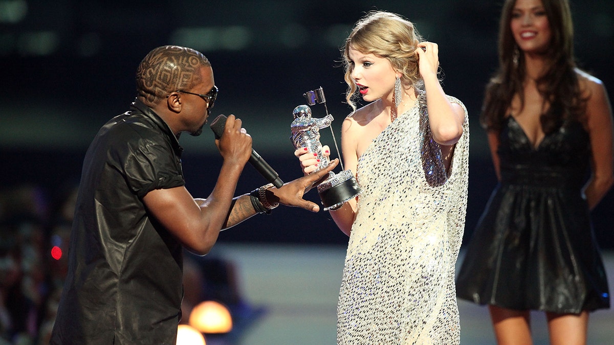 Kanye West interrupts Taylor Swift at the MTV Video Music Awards