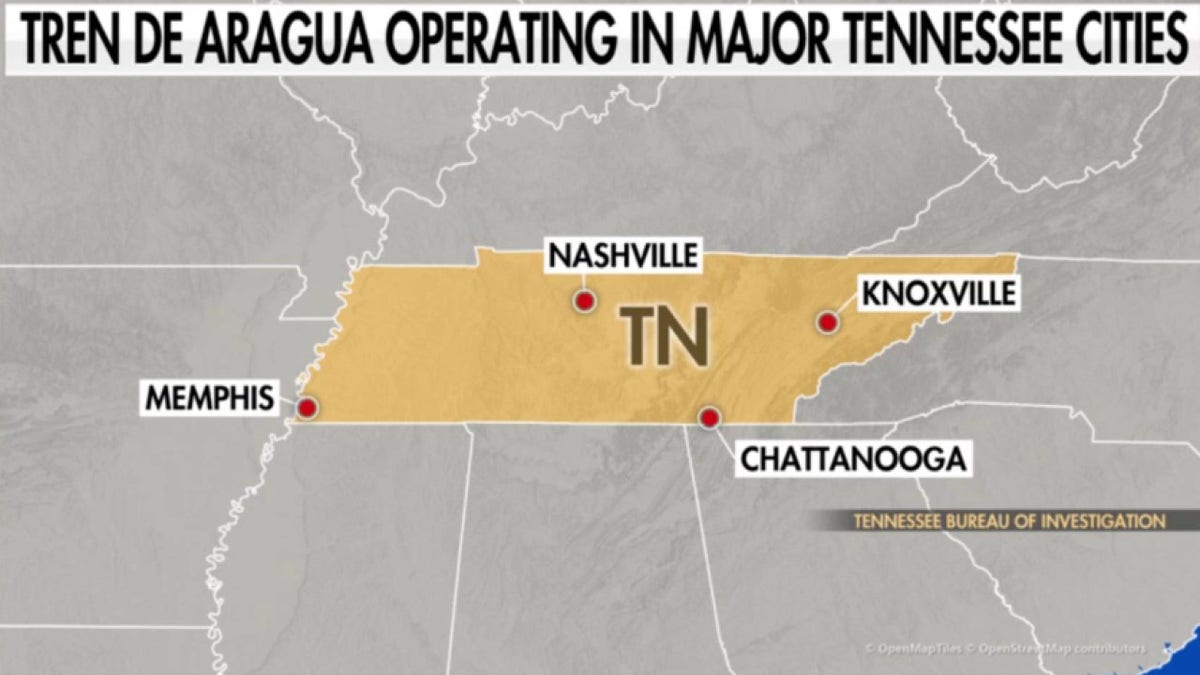 Tren de Aragua gang activity in Tennessee