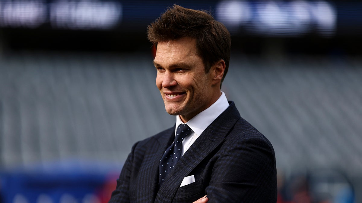 Tom Brady smiles