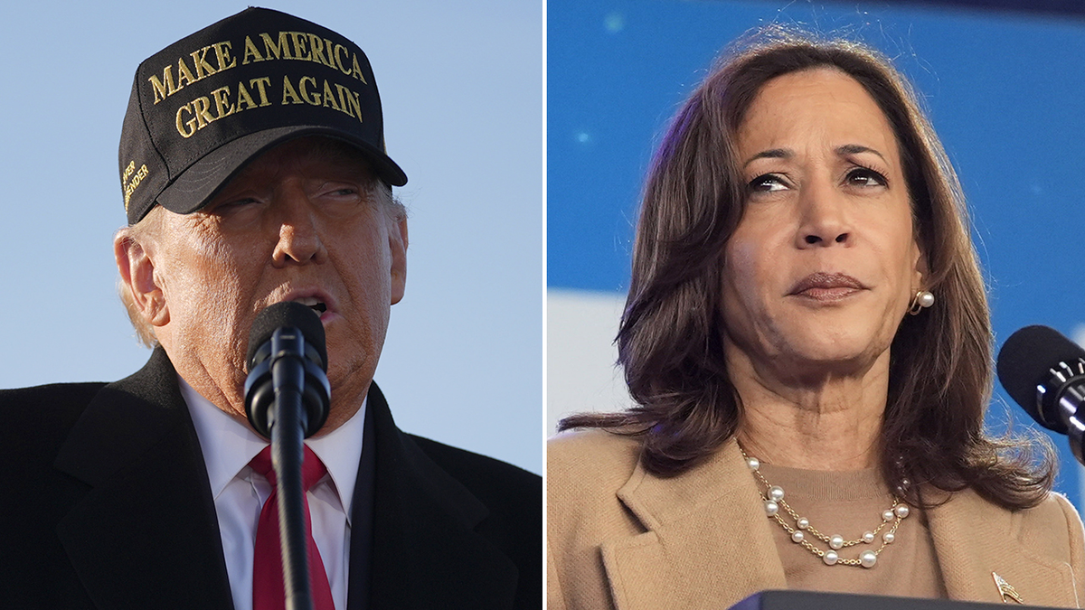 Trump y Harris en el Norte Carolina