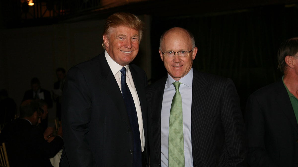 Donald Trump and Woody Johnson