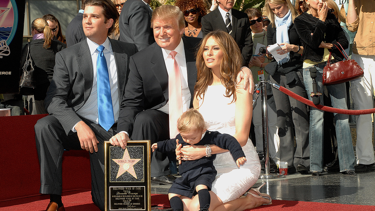 Young Trump family