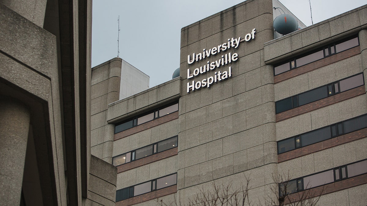 Exterior of University of Louisville Hospital in Kentucky