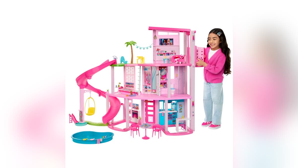 The Barbie Dreamhouse is a hot toy this season.