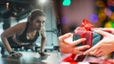 A holiday gift guide for the fitness lover in your life, including workout equipment, athletic gear