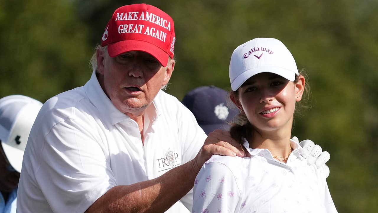 Trump's granddaughter to golf with Tiger Woods' son at major junior golf  event