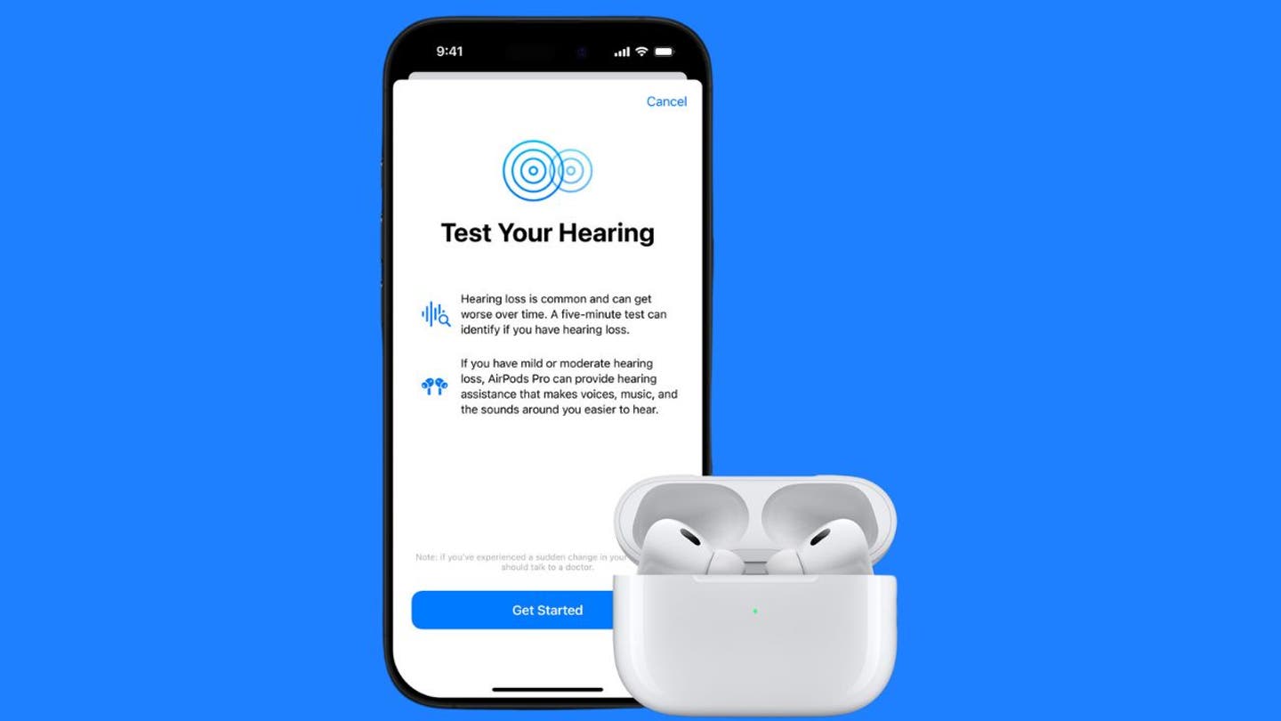 2 apples airpods pro 2 makes hearing tests as easy as a tap