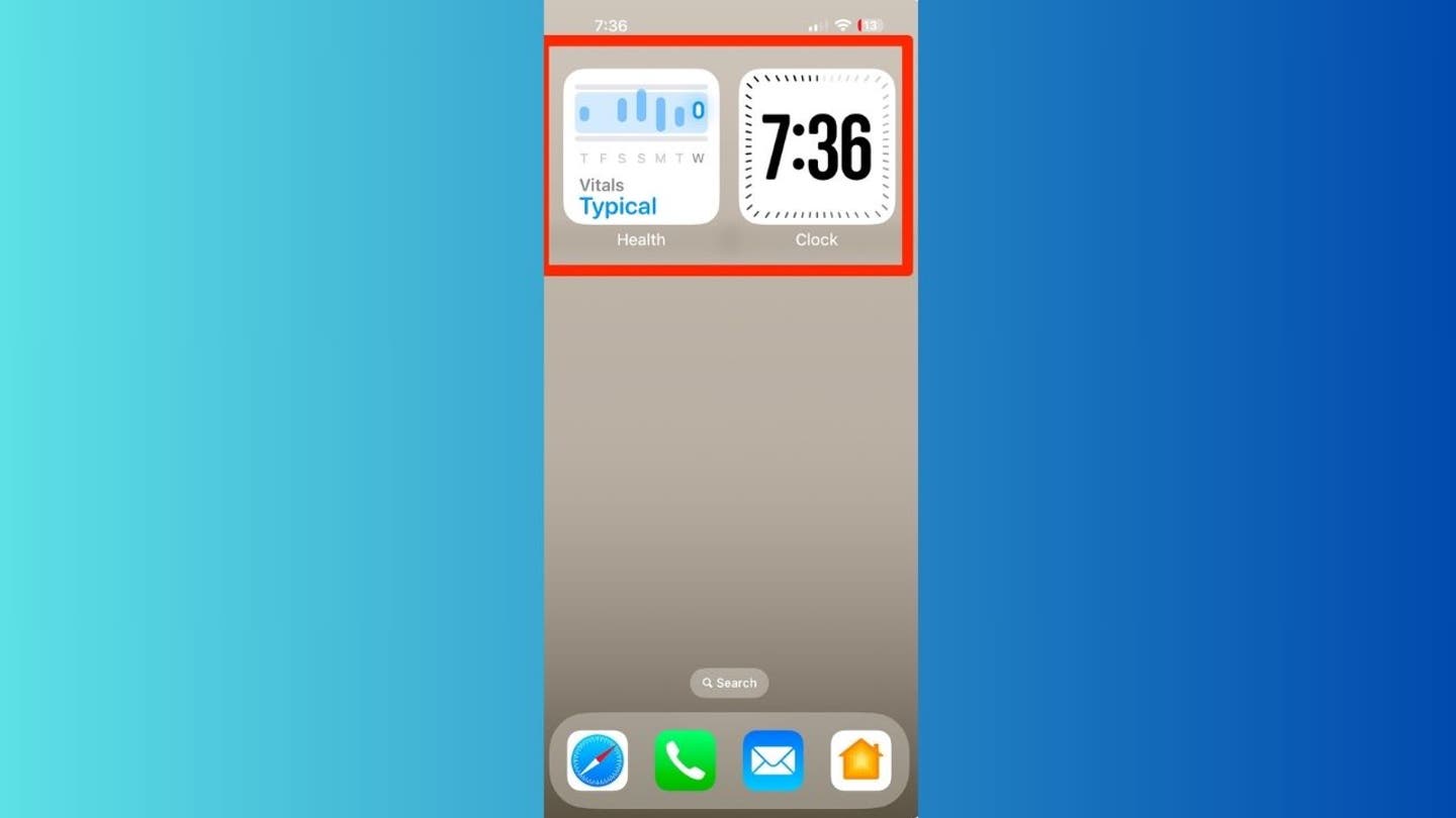 2 customize your home screen by adding widgets on your iphone